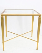 Приставной стол "Мауро" gold LouvreHome LHST3053G