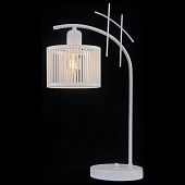 Настольная лампа декоративная Natali Kovaltseva AMSTERDAM 81053-1T SATIN WHITE